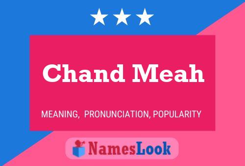 Chand Meah Name Poster