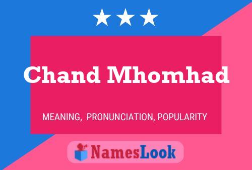 Chand Mhomhad Name Poster