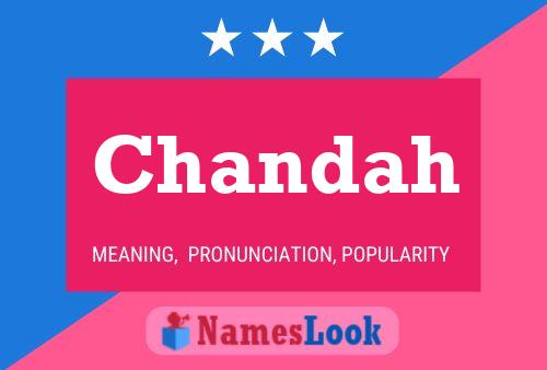 Chandah Name Poster