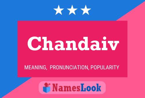 Chandaiv Name Poster