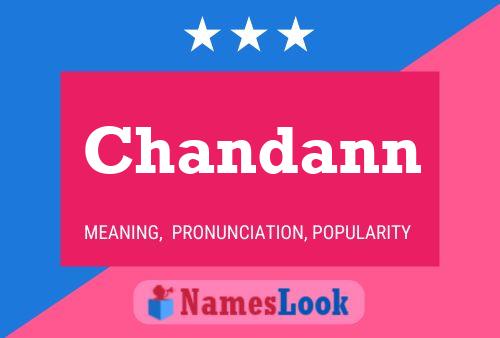 Chandann Name Poster