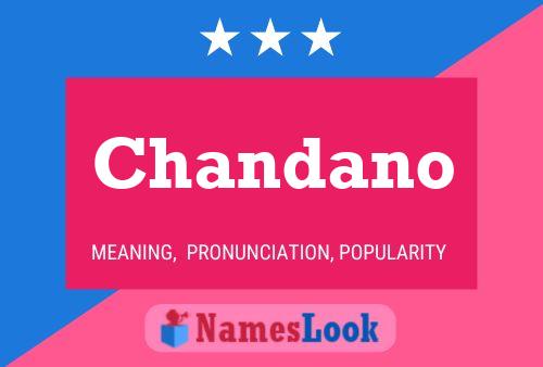 Chandano Name Poster