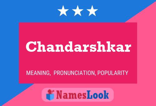 Chandarshkar Name Poster