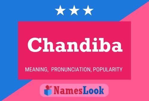 Chandiba Name Poster