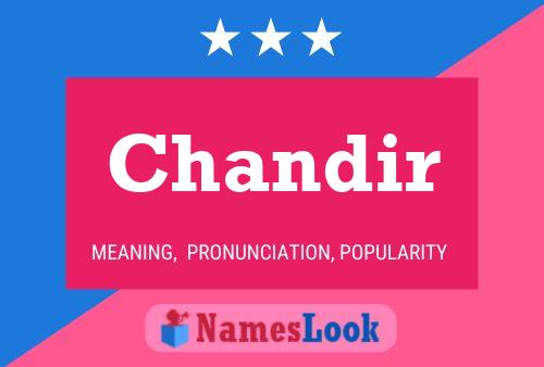 Chandir Name Poster