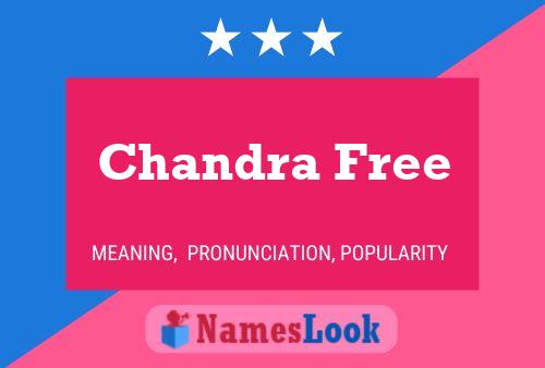 Chandra Free Name Poster