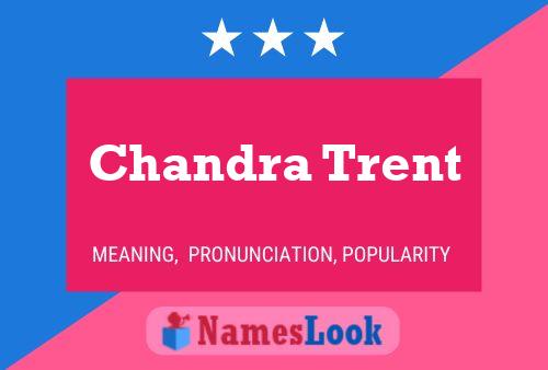 Chandra Trent Name Poster