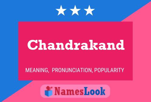 Chandrakand Name Poster