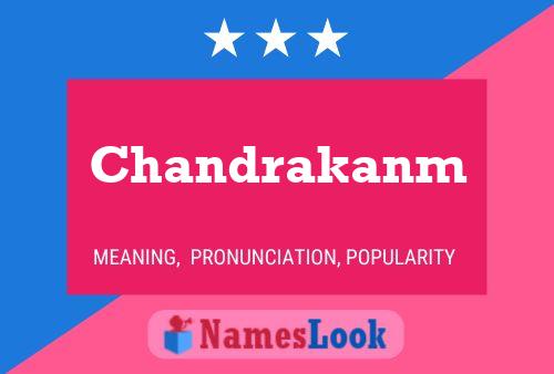 Chandrakanm Name Poster