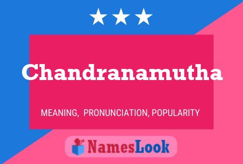 Chandranamutha Name Poster