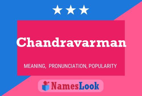 Chandravarman Name Poster