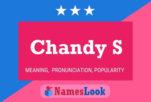 Chandy S Name Poster