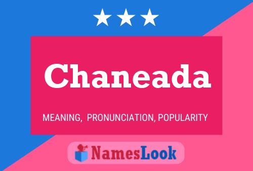 Chaneada Name Poster