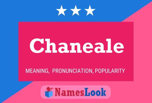 Chaneale Name Poster