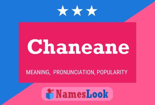 Chaneane Name Poster