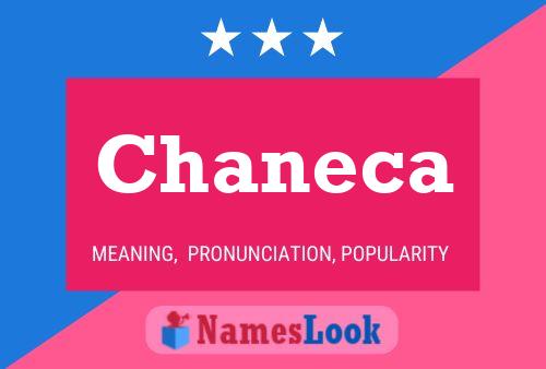 Chaneca Name Poster