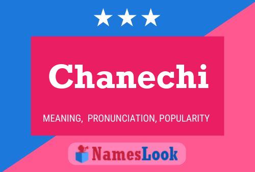 Chanechi Name Poster