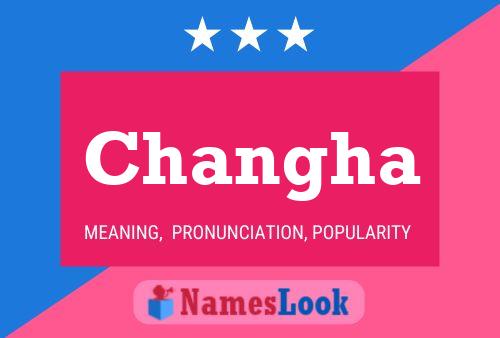 Changha Name Poster