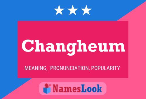 Changheum Name Poster