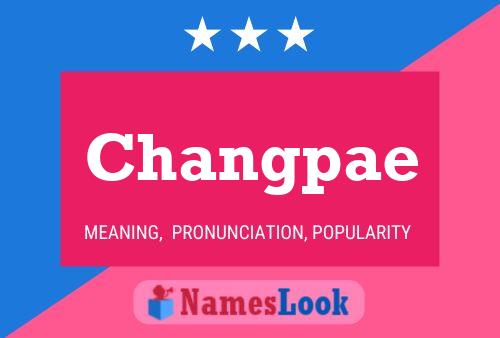 Changpae Name Poster