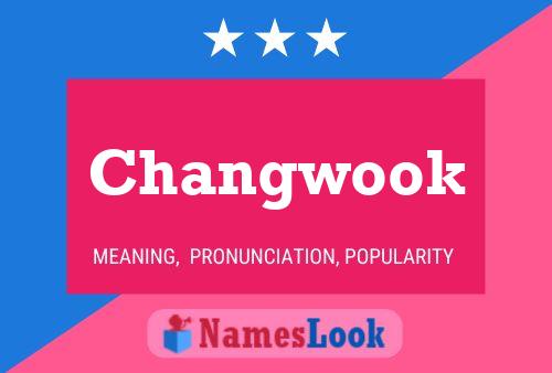 Changwook Name Poster