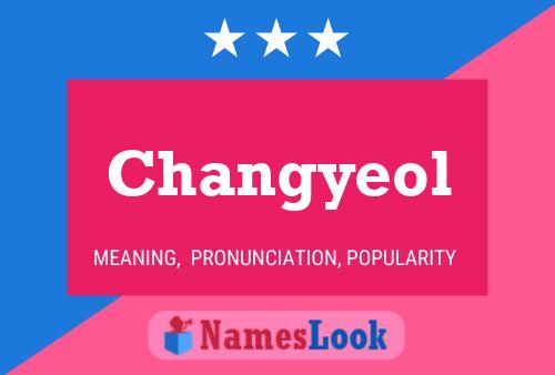 Changyeol Name Poster