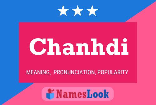 Chanhdi Name Poster