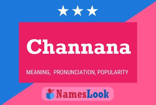 Channana Name Poster