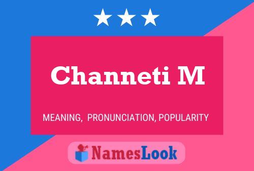 Channeti M Name Poster