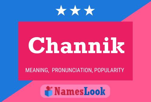 Channik Name Poster