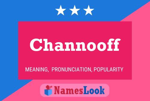 Channooff Name Poster