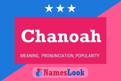 Chanoah Name Poster