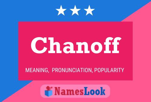 Chanoff Name Poster