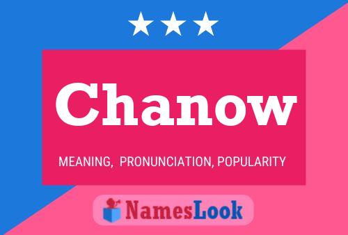 Chanow Name Poster