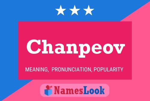 Chanpeov Name Poster