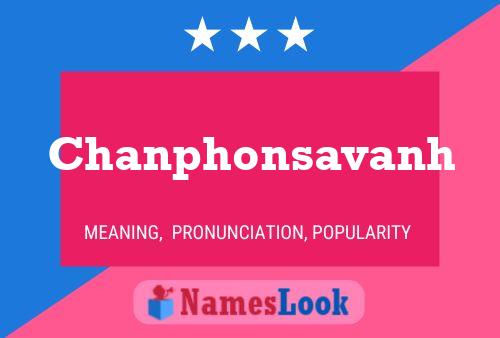 Chanphonsavanh Name Poster