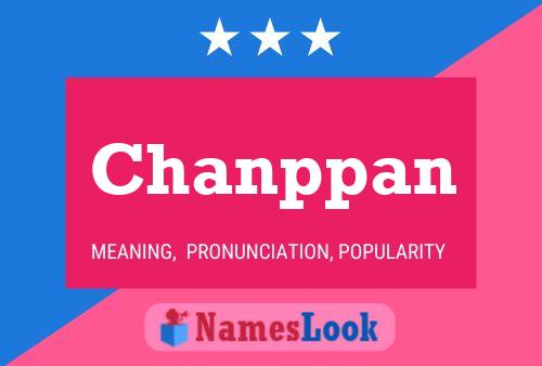 Chanppan Name Poster