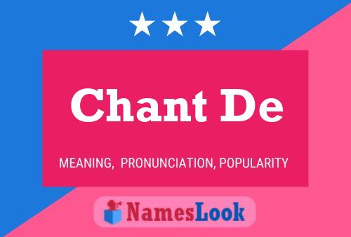 Chant De Name Poster