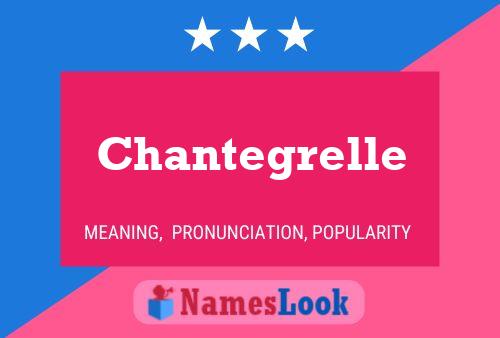 Chantegrelle Name Poster