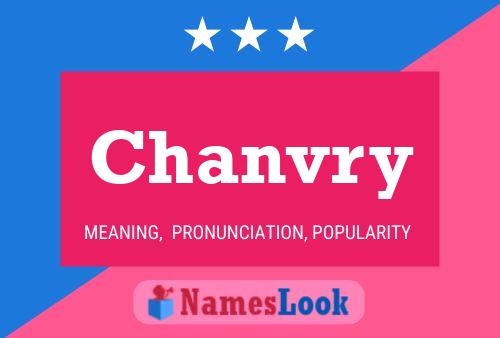 Chanvry Name Poster