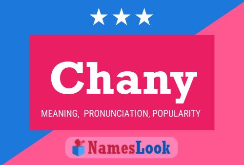 Chany Name Poster