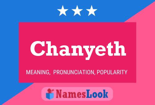 Chanyeth Name Poster