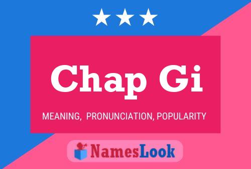 Chap Gi Name Poster