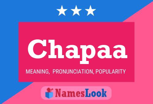 Chapaa Name Poster