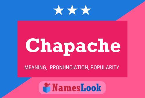 Chapache Name Poster