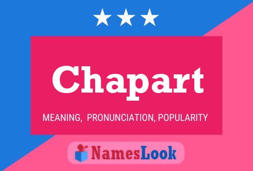 Chapart Name Poster