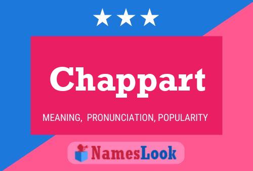 Chappart Name Poster