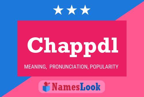 Chappdl Name Poster