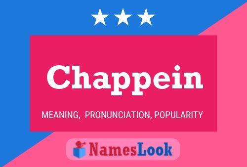 Chappein Name Poster