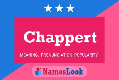 Chappert Name Poster